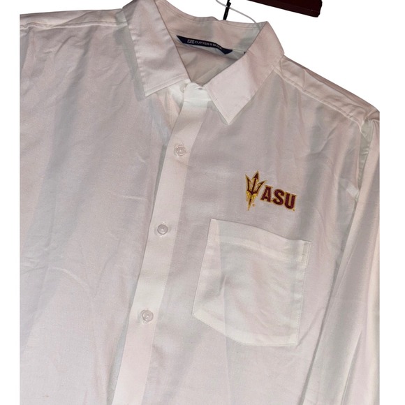 Cutter &‎ Buck ASU Button Down Shirt Mens Large Long Sleeve Collared - Picture 1 of 3